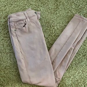 Blush Denim Pants
